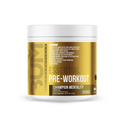 RAW CBUM ESSENTIAL PRE-WORKOUT | 30 Servicios
