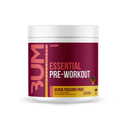 RAW CBUM ESSENTIAL PRE-WORKOUT | 30 Servicios