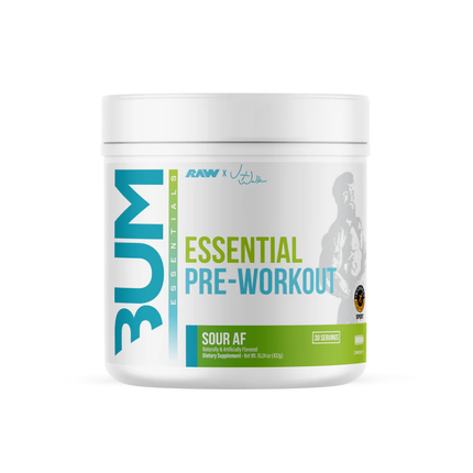 RAW CBUM ESSENTIAL PRE-WORKOUT | 30 Servicios