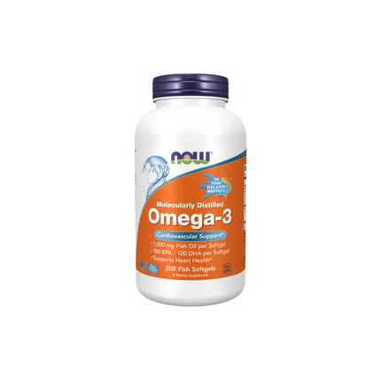 NOW Omega-3 Soporte Cardiovascular | 200 softgels