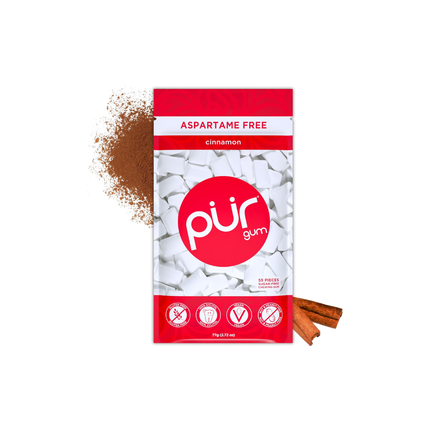 PUR GUM | Chicles Sin Azúcar, Sin Aspartame | 55 piezas