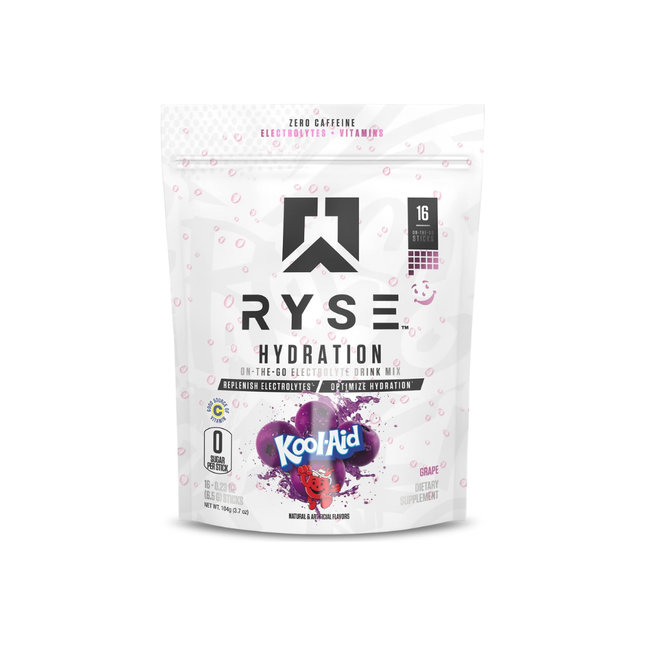 RYSE CORE HYDRATION | 16 GRAPE KOOL AID STICKS