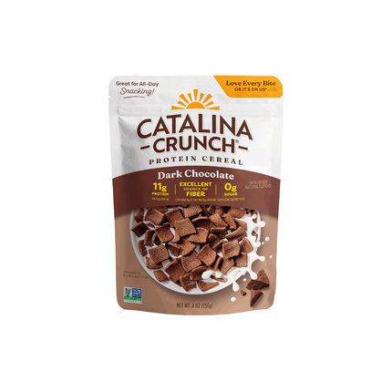 Catalina Crunch | Ceral Proteíco Sabor Chocolate Amargo | 255 gramos