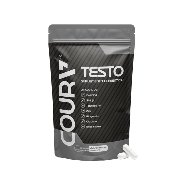 Coura Mens Testo | 200 Cápsulas