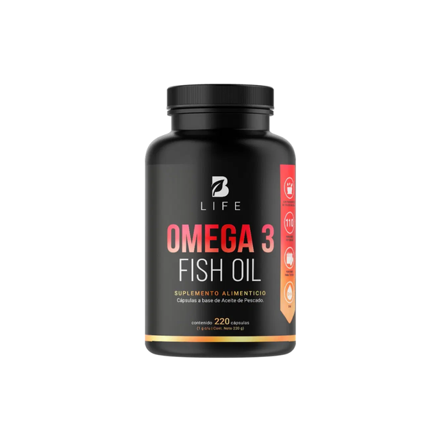 B LIFE Omega 3 Fish Oil | 220 Cápsulas