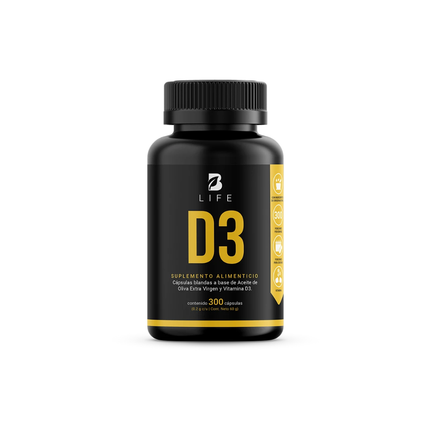 B LIFE VITAMINA D3 | 300 Cápsulas