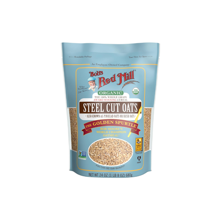 Bob's Red Mill Steel Cut Oats | Avena Orgánica Corte Afilado | 680g