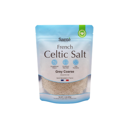Sante Naturelle | Sal Marina Gruesa Gris Del Mar Céltico | 500g