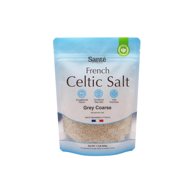 Sante Naturelle | Sal Marina Gruesa Gris Del Mar Céltico | 500g