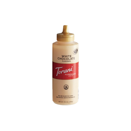 Torani Puremade | Salsa de Chocolate Blanco | 468g