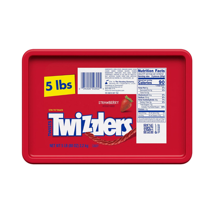 Twizzlers | caramelo de regaliz sabor fresa | 2.2kg