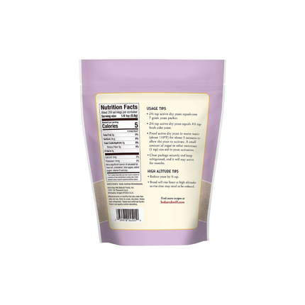 Bob's Red Mill | Levadura seca activa sin gluten | 227g