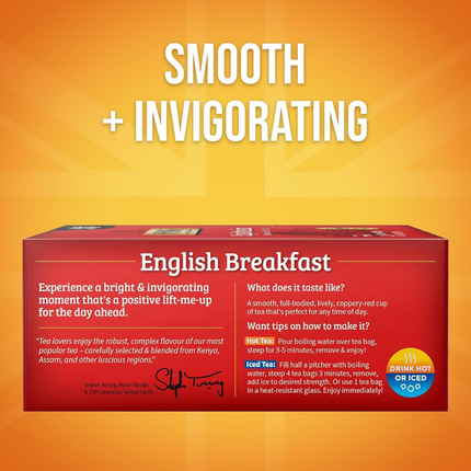 Twinings Té Negro | 100 Bolsas de Té Desayuno Inglés