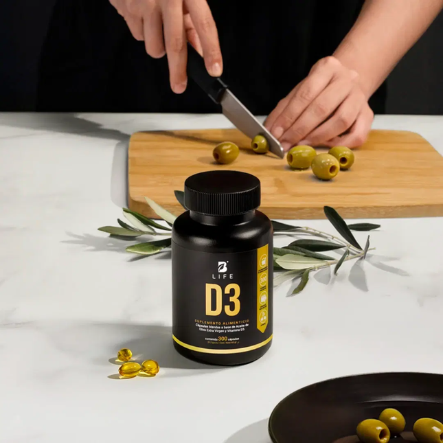 B LIFE VITAMINA D3 | 300 Cápsulas