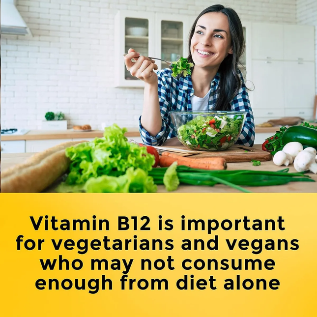 NATURE MADE B12 1000 MCG  SUBLINGUAL | 50 Tabletas Sabor Cereza
