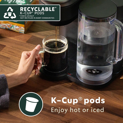 Starbucks K-Cups | Capsulas de Café Sabor Caramelo | Textura Suave | Caja con 10 Cápsulas