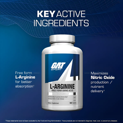 GAT SPORT L-ARGININA 1000mg | 180ct