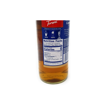 Torani Sugar Free Caramel Syrup | Jarabe Sin Azúcar Sabor Caramelo | 750 ml
