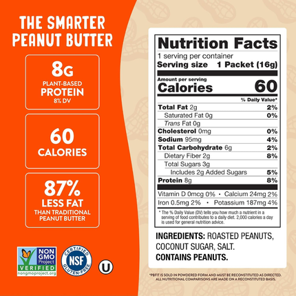 PBFIT Original Peanut Butter Powder | 227 gramos