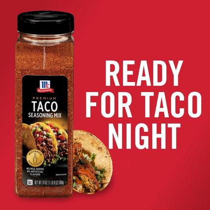 McCormick | Taco Mezcla de Condimentos Premium | 680 gramos