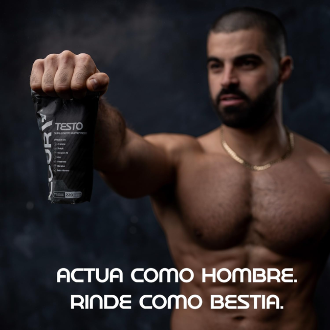Coura Mens Testo | 200 Cápsulas