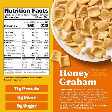Catalina Crunch | Honey Graham Keto | 255 gramos