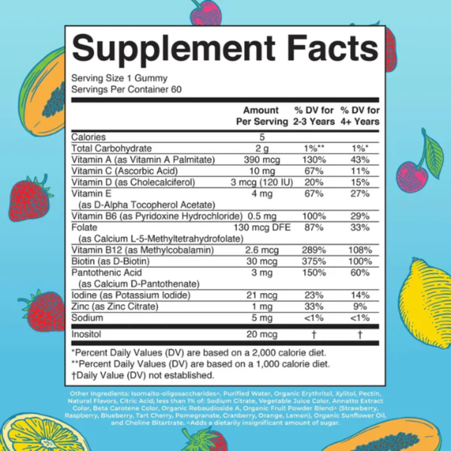 MARY RUTHS MULTIVITAMINICOS PARA NIÑOS | 60 GOMITAS