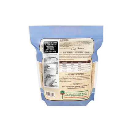 Bob's Red Mill | Hojuelas de avena tradicional sin gluten | 907 gramos