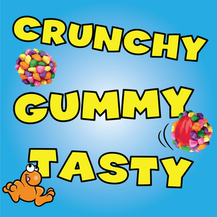 Nerds Gummy Cluster | Rainbow Gummies Con Incrustaciones de Nerds | 552 gramos