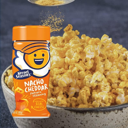 Kernel Season's | Sazonador para Palomitas de Maíz | Condimento Nacho Cheddar | 80 gramos