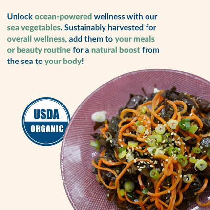 Maine Coast |Algas Marinas Orgánicas | Copos Dulse | 113 gramos