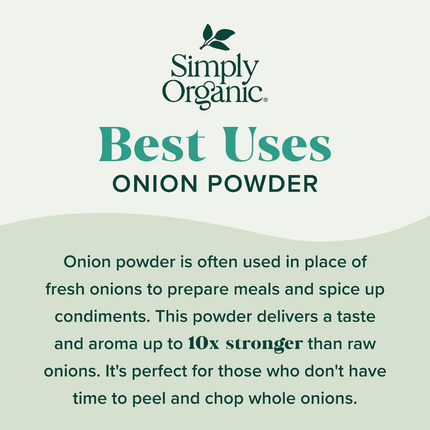 Simply Organic | Cebolla En Polvo | 85 gramos