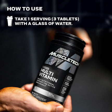 MUSCLE TECH PLATINUM MULTIVITAMIN | 90 CÁPSULAS