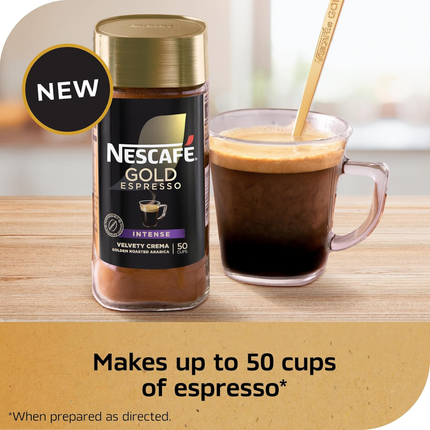 NESCAFÉ Gold Espresso Intense | Café Instantáneo | 99 gramos