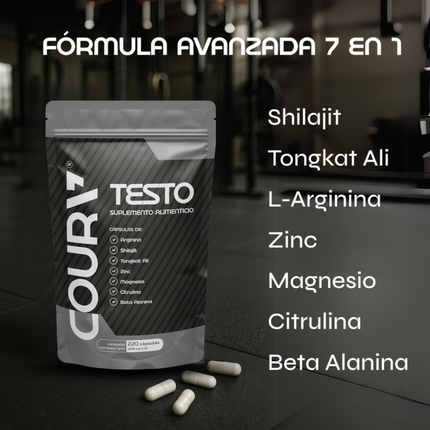 Coura Mens Testo | 200 Cápsulas