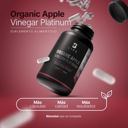 B LIFE ORGANIC APPLE VINEGAR PLATINUM | 240 cápsulas