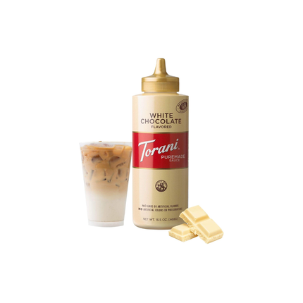 Torani Puremade | Salsa de Chocolate Blanco | 468g