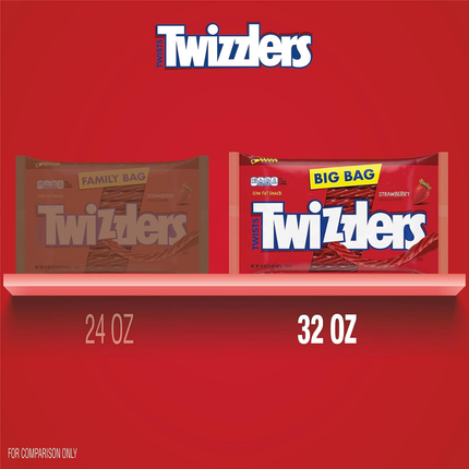 Twizzlers | Strawberry Twists | 907 gramos