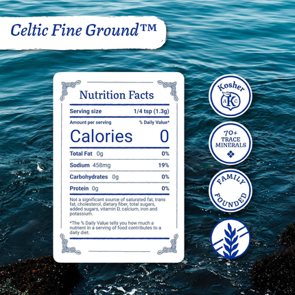 Celtic Sea Salt | Sal Céltica de Grano Fino | 227 gramos