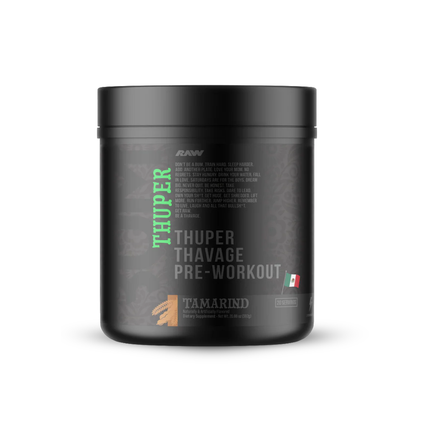 RAW CBUM THUPER THAVAGE PRE-WORKOUT | 40/20 Servicios