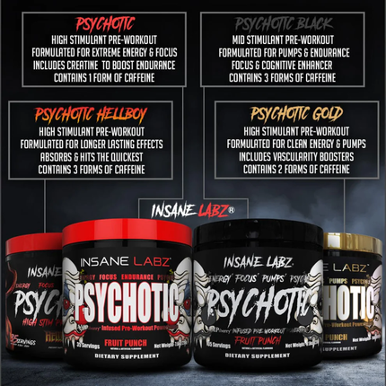 INSANE LABZ PSYCHOTIC | 35 SERVICIOS