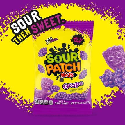 Sour Patch Kids Grape | 227 gramos