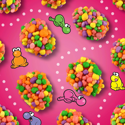 Nerds Gummy Cluster | Rainbow Gummies Con Incrustaciones de Nerds | 552 gramos