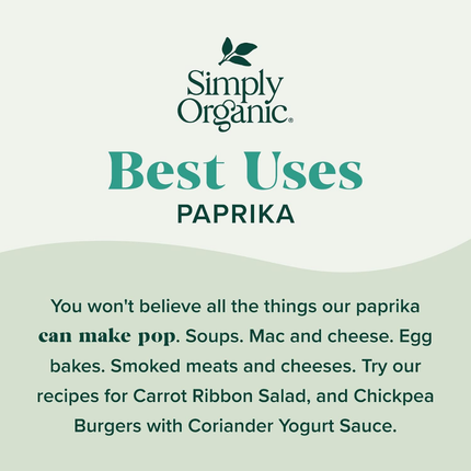 Simply Organic | Paprika En Polvo | 84 gramos