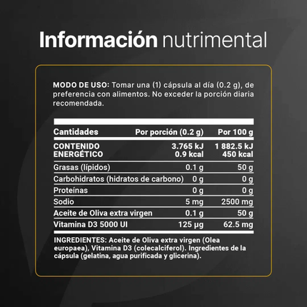 B LIFE VITAMINA D3 | 300 Cápsulas