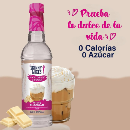 Jordan's Skinny Syrups | Jarabe Sabor Chocolate Blanco | 750 ml