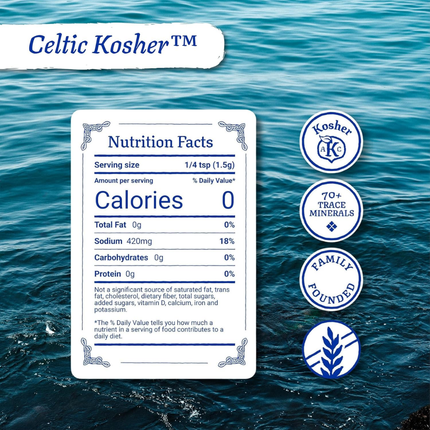 Celtic Sea Salt Gourmet Kosher | 454 gramos
