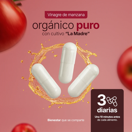B LIFE ORGANIC APPLE VINEGAR PLATINUM | 240 cápsulas