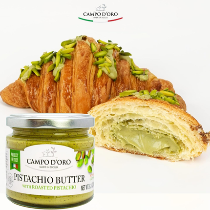 Campo D' Oro Mantequilla de Pistache | Con Pistaches Rostizados | 180 gramos