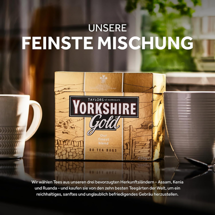 Taylors of Harrogate Yorkshire Gold Té Negro | 160 bolsitas